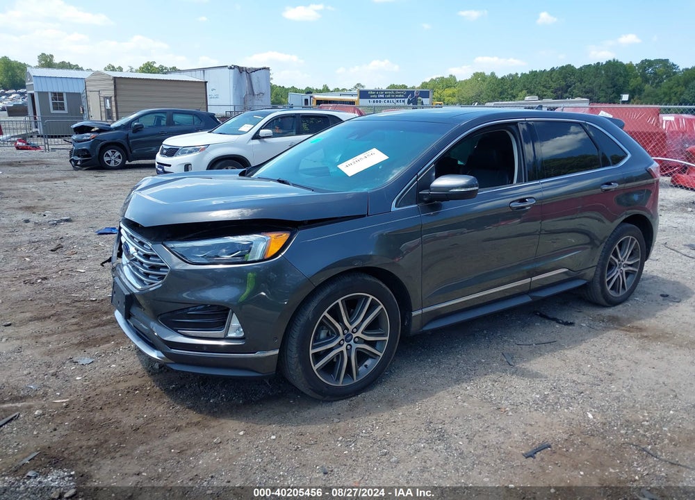2019 FORD EDGE TITANIUM VIN: 2FMPK3K93KBB67200