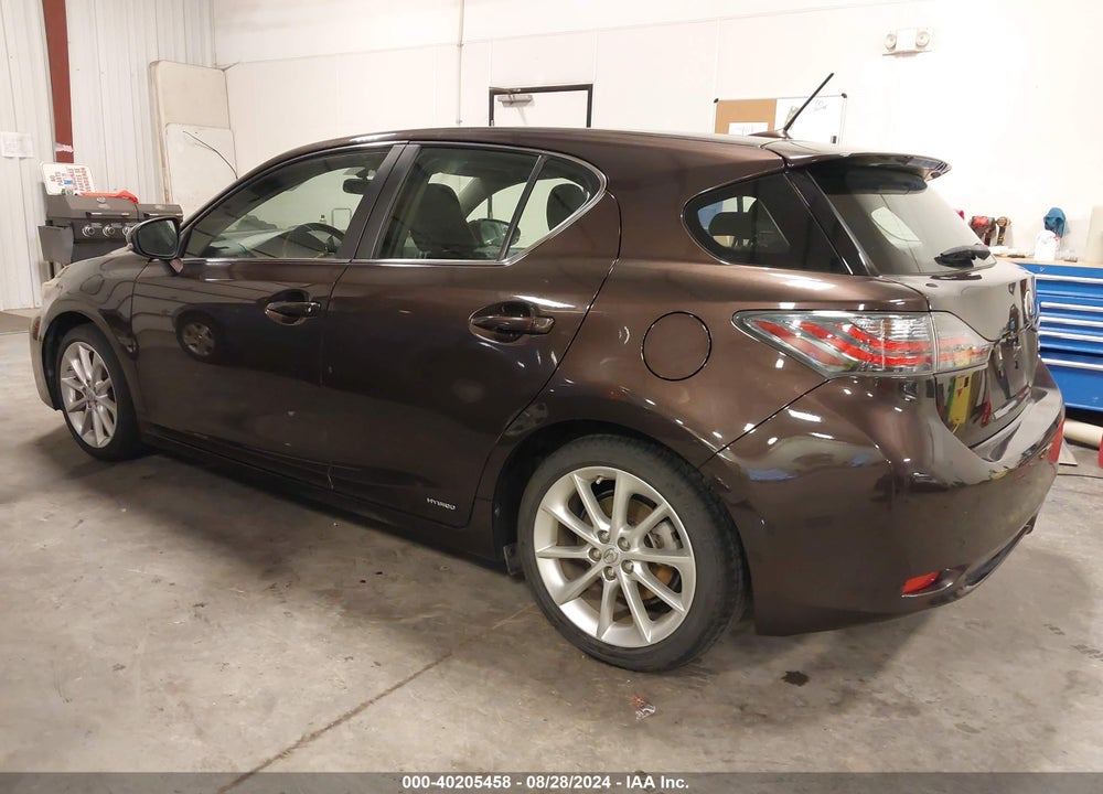 2011 LEXUS CT 200H PREMIUM VIN: JTHKD5BHXB2040119