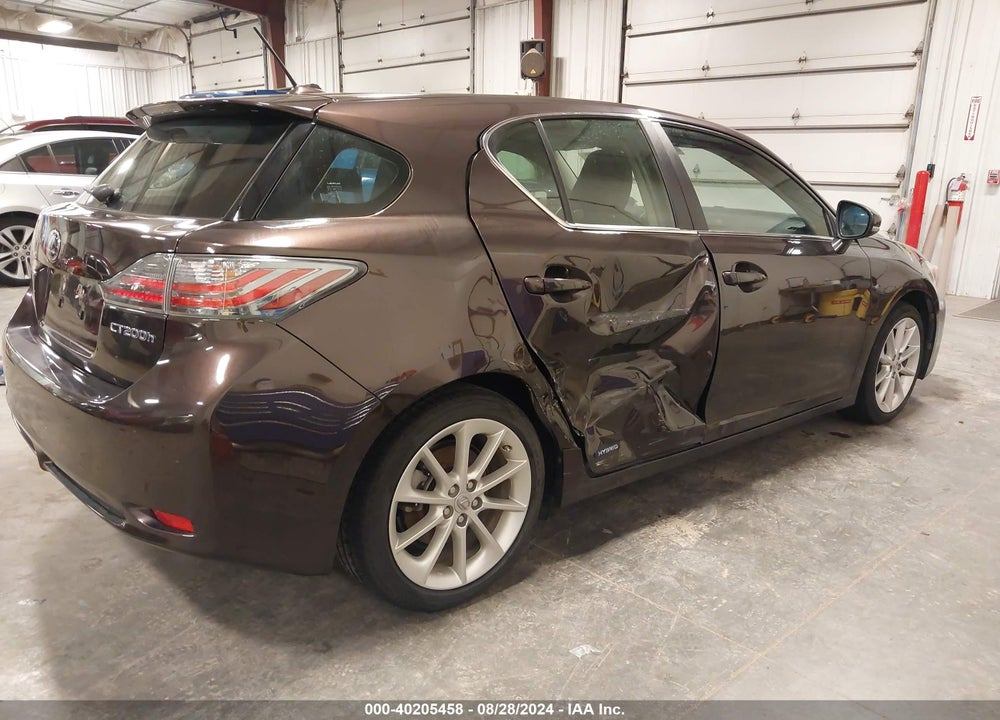 2011 LEXUS CT 200H PREMIUM VIN: JTHKD5BHXB2040119