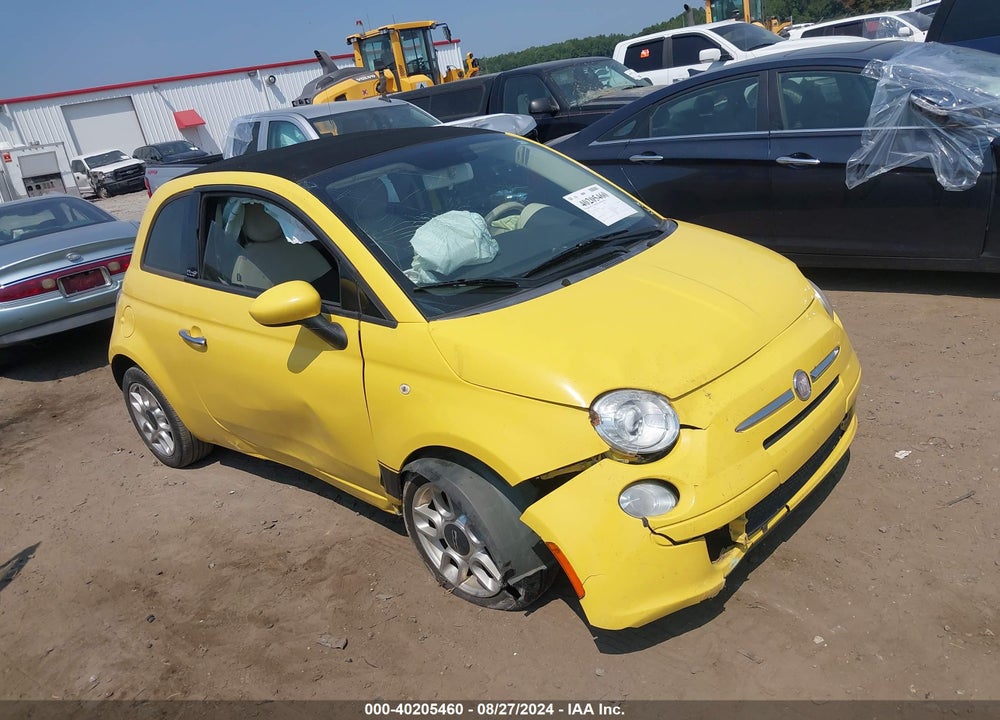 2013 FIAT 500C POP VIN: 3C3CFFDRXDT593483