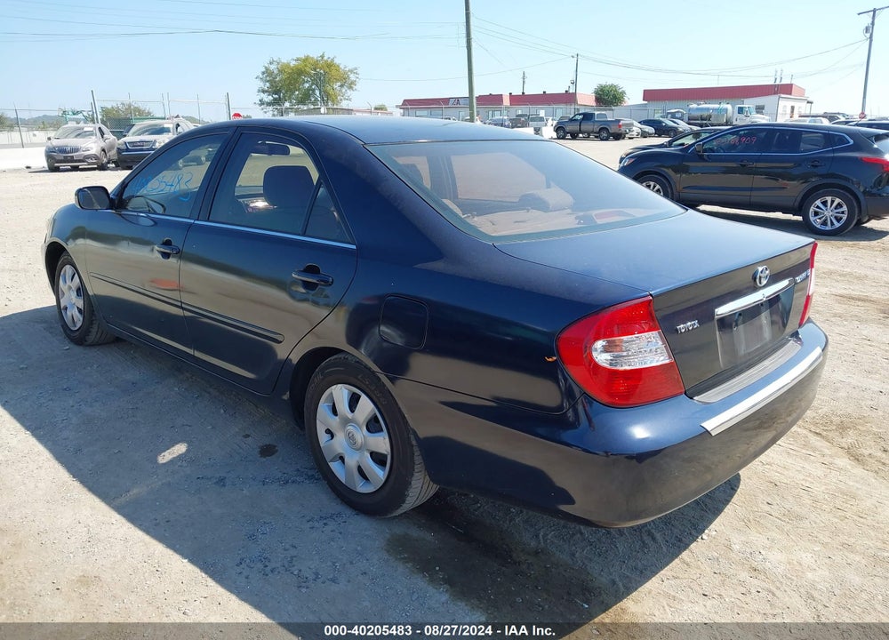 2002 TOYOTA CAMRY VIN: 4T1BE32K72U547574