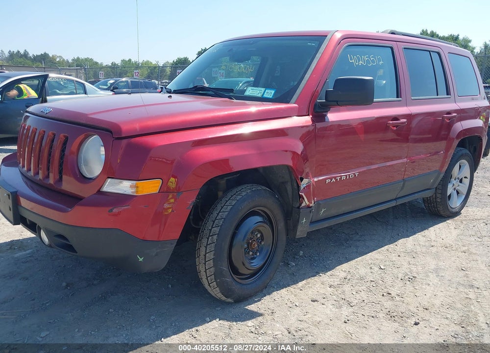 2014 JEEP PATRIOT LATITUDE VIN: 1C4NJRFB3ED761783