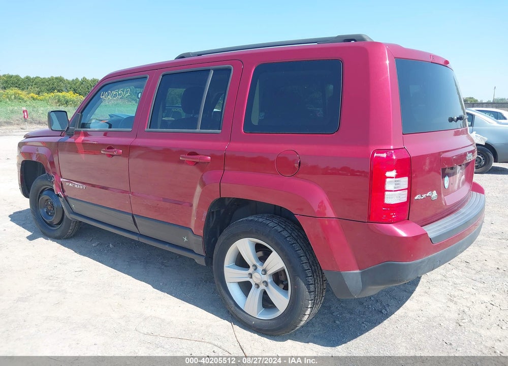 2014 JEEP PATRIOT LATITUDE VIN: 1C4NJRFB3ED761783