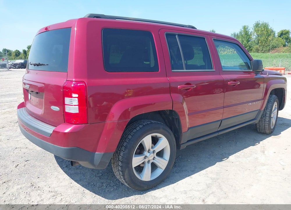 2014 JEEP PATRIOT LATITUDE VIN: 1C4NJRFB3ED761783