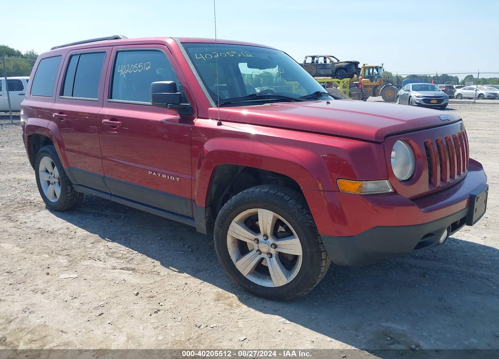 2014 JEEP PATRIOT LATITUDE VIN: 1C4NJRFB3ED761783