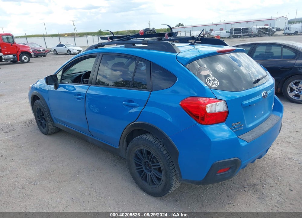 2016 SUBARU CROSSTREK 2.0I PREMIUM VIN: JF2GPABC7G8258908