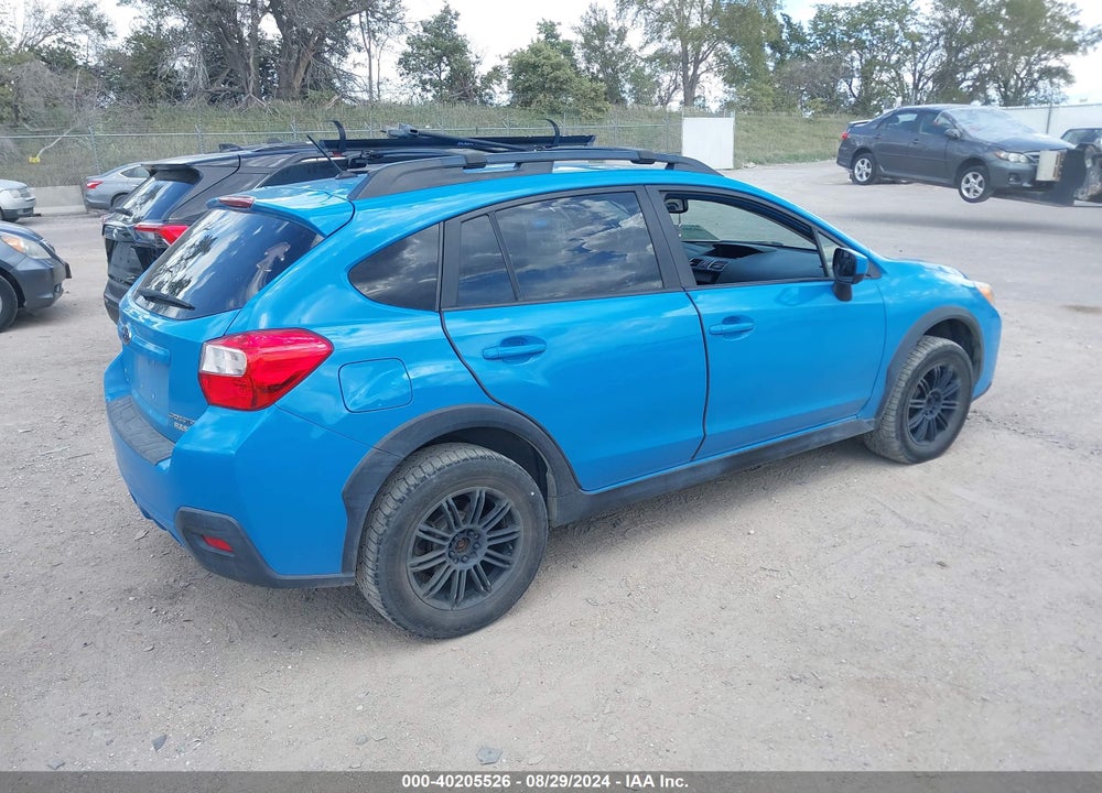 2016 SUBARU CROSSTREK 2.0I PREMIUM VIN: JF2GPABC7G8258908