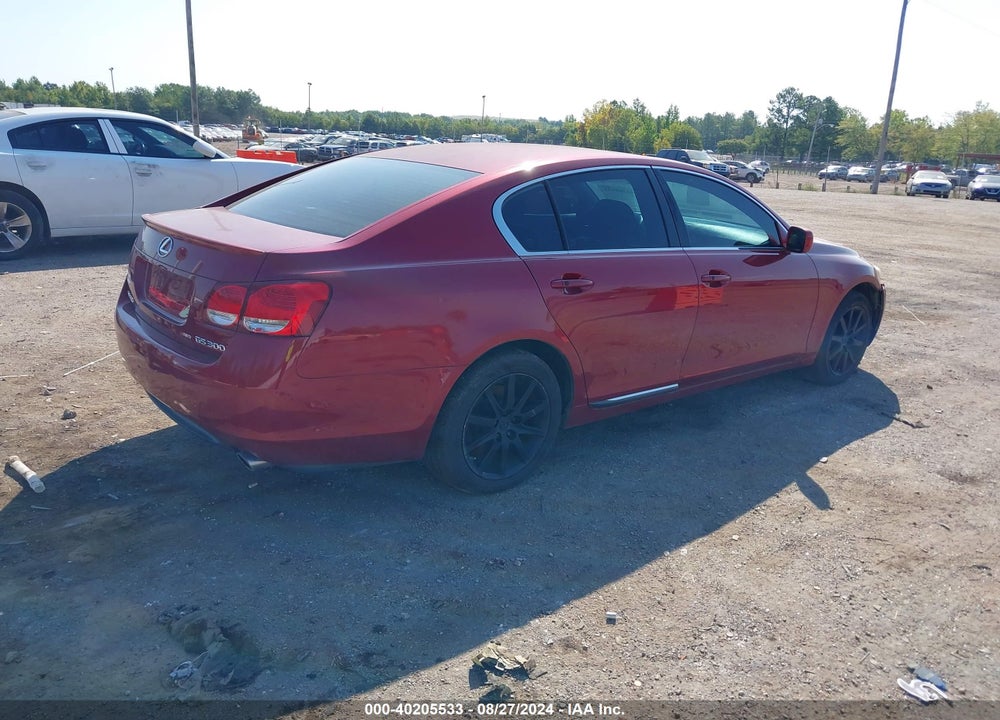 2006 LEXUS GS 300 VIN: JTHCH96S660004404