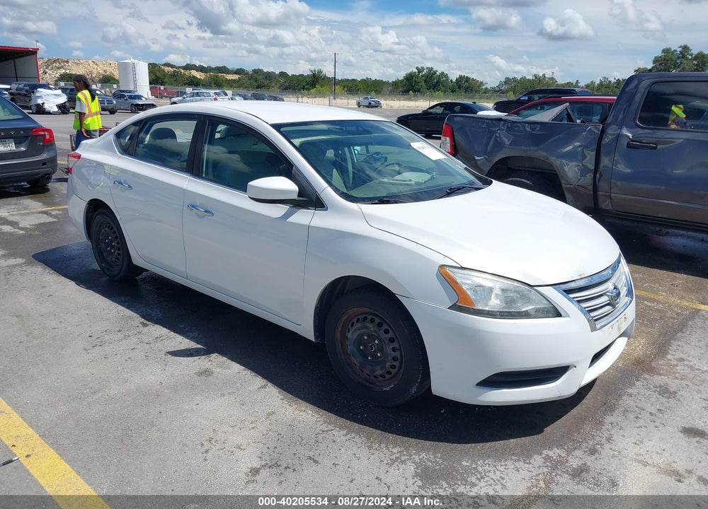 2014 NISSAN SENTRA S VIN: 3N1AB7AP8EL631742