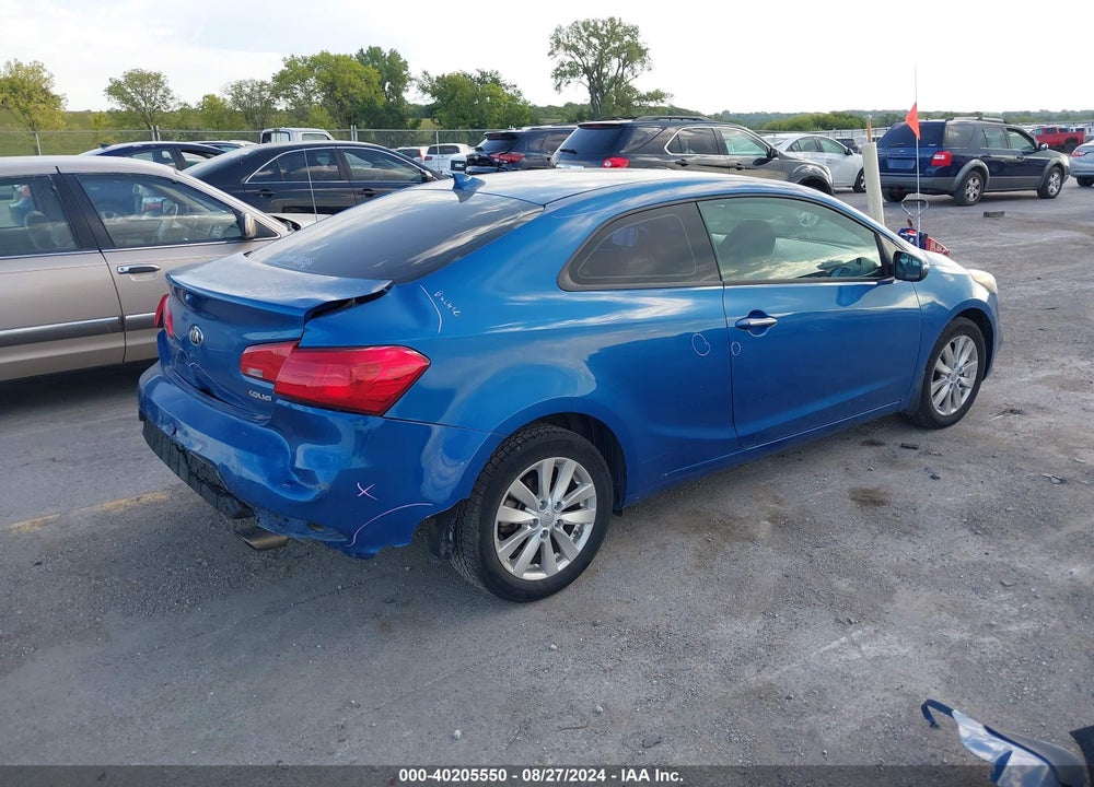 2014 KIA FORTE KOUP EX VIN: KNAFX6A85E5209674