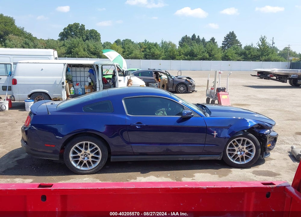 2012 FORD MUSTANG V6 PREMIUM VIN: 1ZVBP8AM9C5275021
