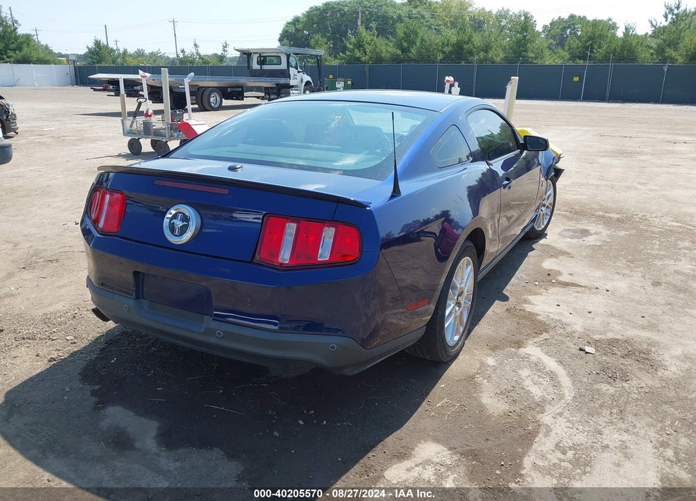 2012 FORD MUSTANG V6 PREMIUM VIN: 1ZVBP8AM9C5275021