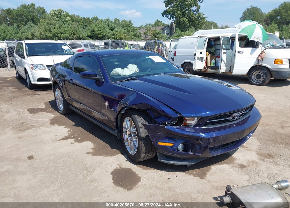 2012 FORD MUSTANG V6 PREMIUM VIN: 1ZVBP8AM9C5275021