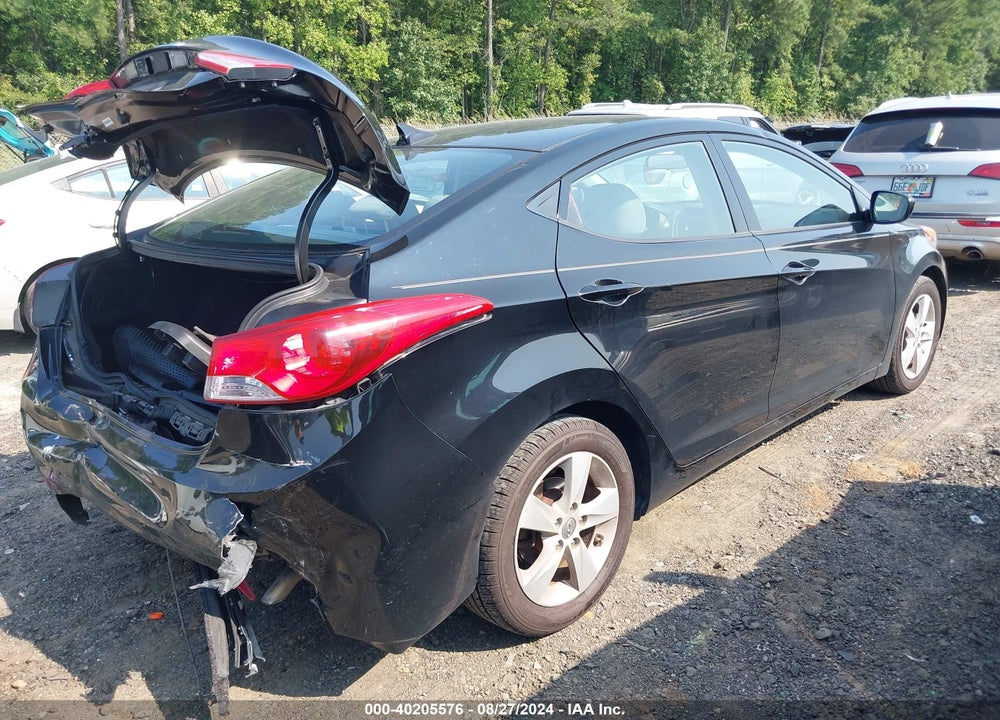 2013 HYUNDAI ELANTRA GLS VIN: KMHDH4AE1DU796098