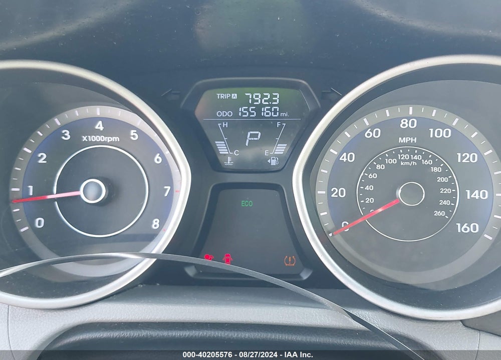 2013 HYUNDAI ELANTRA GLS VIN: KMHDH4AE1DU796098