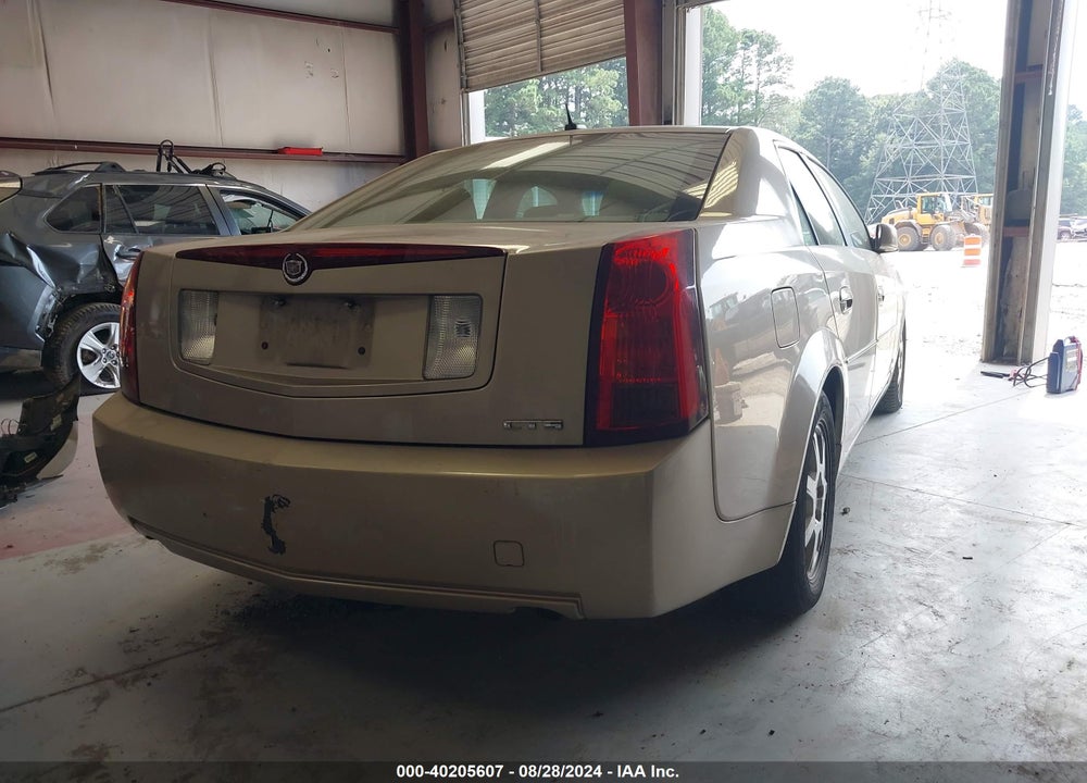 2006 CADILLAC CTS STANDARD VIN: 1G6DP577560119798