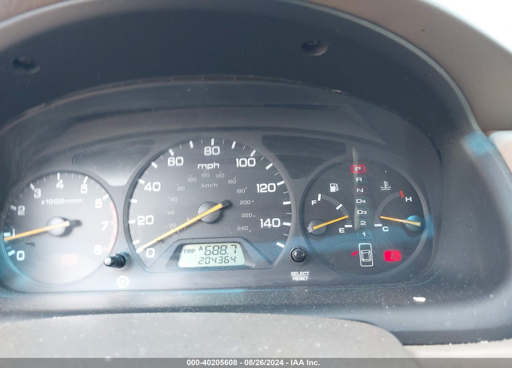 2001 HONDA ACCORD 3.0 EX VIN: 1HGCG16501A083279