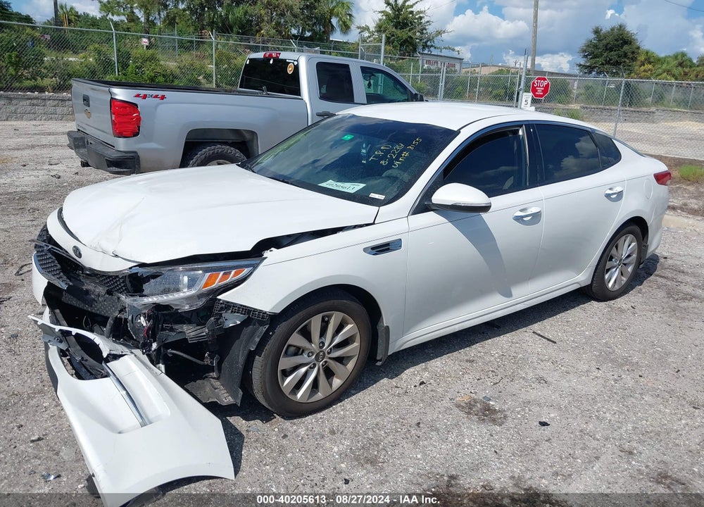 2016 KIA OPTIMA EX VIN: 5XXGU4L36GG018155