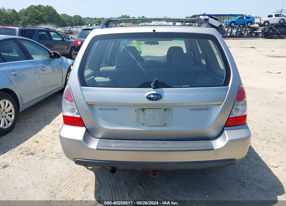 2006 SUBARU FORESTER 2.5X VIN: JF1SG63666H739719