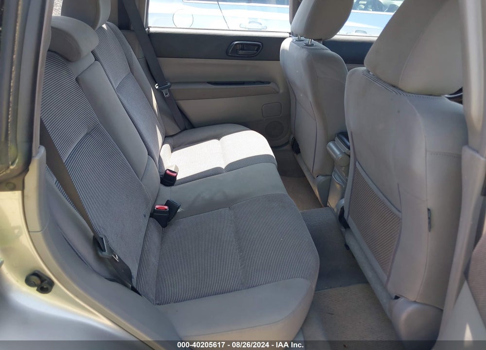 2006 SUBARU FORESTER 2.5X VIN: JF1SG63666H739719