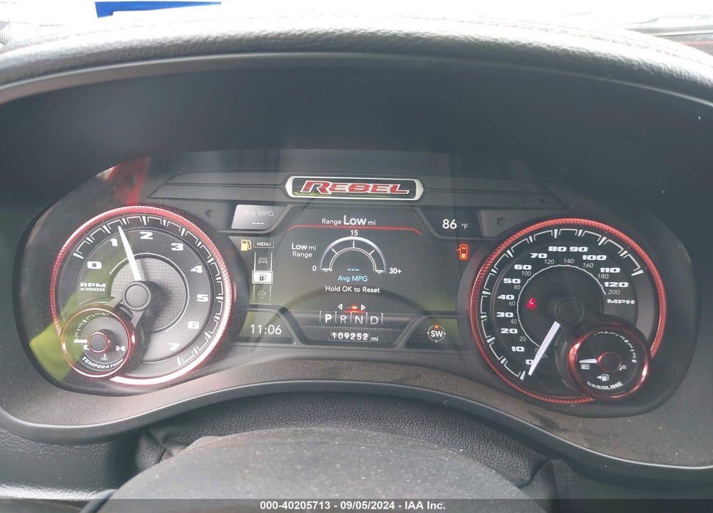 2019 RAM 1500 REBEL QUAD CAB 4X4 6'4 BOX VIN: 1C6SRFETXKN841230