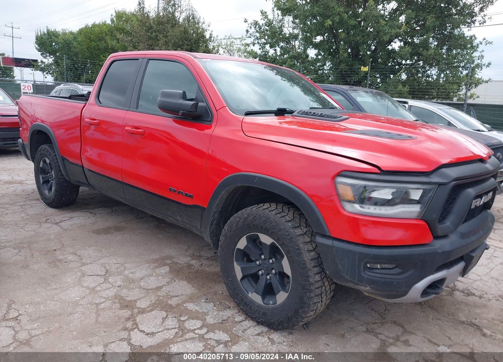 2019 RAM 1500 REBEL QUAD CAB 4X4 6'4 BOX VIN: 1C6SRFETXKN841230