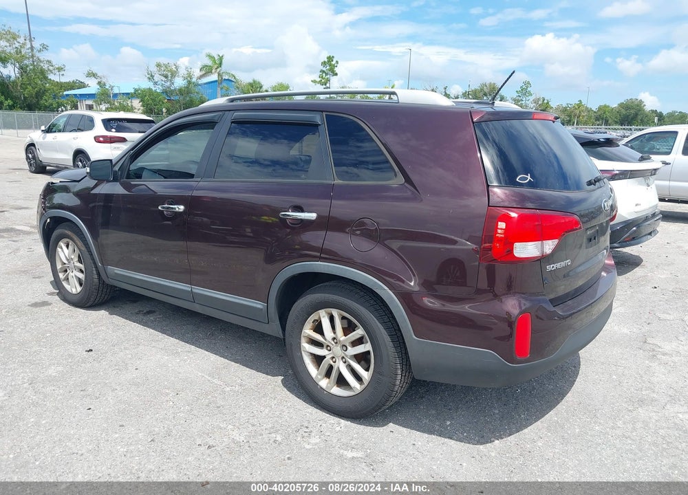 2014 KIA SORENTO LX VIN: 5XYKT3A65EG455660