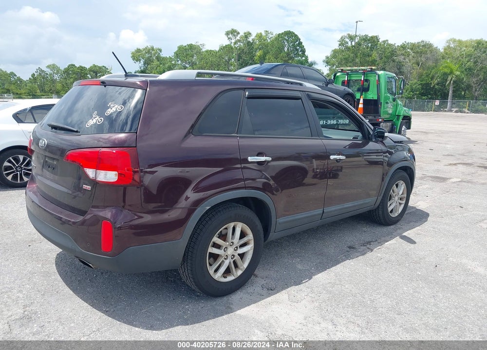2014 KIA SORENTO LX VIN: 5XYKT3A65EG455660