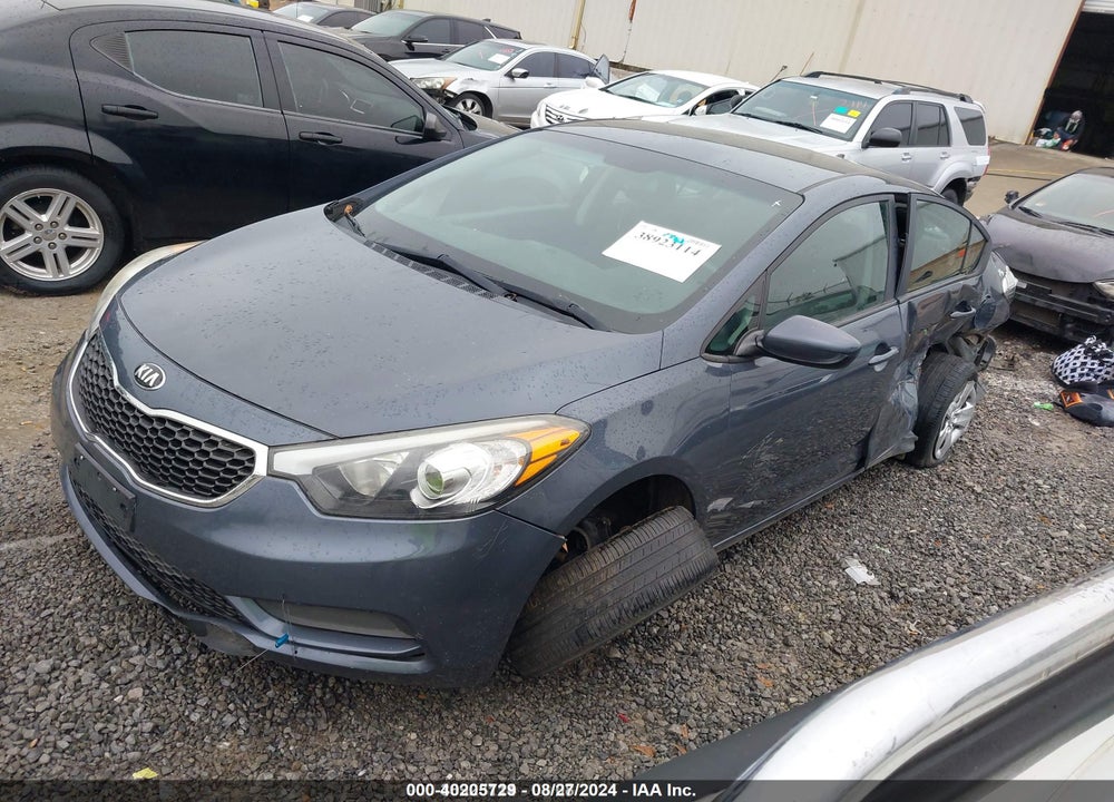2016 KIA FORTE LX VIN: KNAFK4A67G5567119
