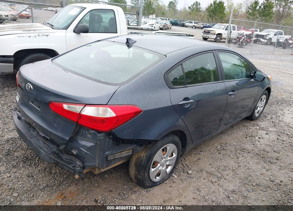 2016 KIA FORTE LX VIN: KNAFK4A67G5567119