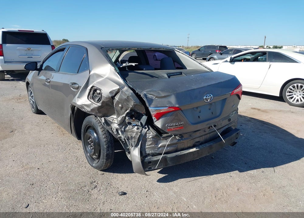 2017 TOYOTA COROLLA LE VIN: 2T1BURHE5HC857059