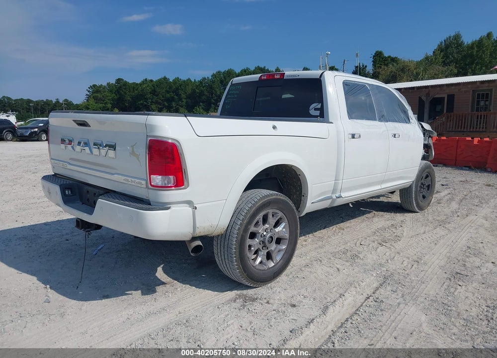 2018 RAM 2500 LIMITED 4X4 6'4 BOX VIN: 3C6UR5GL0JG263548