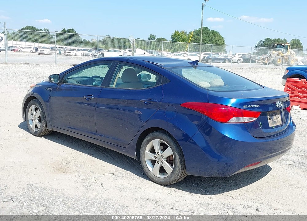 2013 HYUNDAI ELANTRA GLS VIN: KMHDH4AE9DU809521
