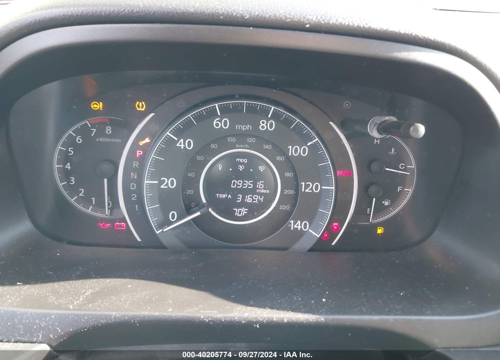 2014 HONDA CR-V EX-L VIN: 2HKRM3H72EH524419