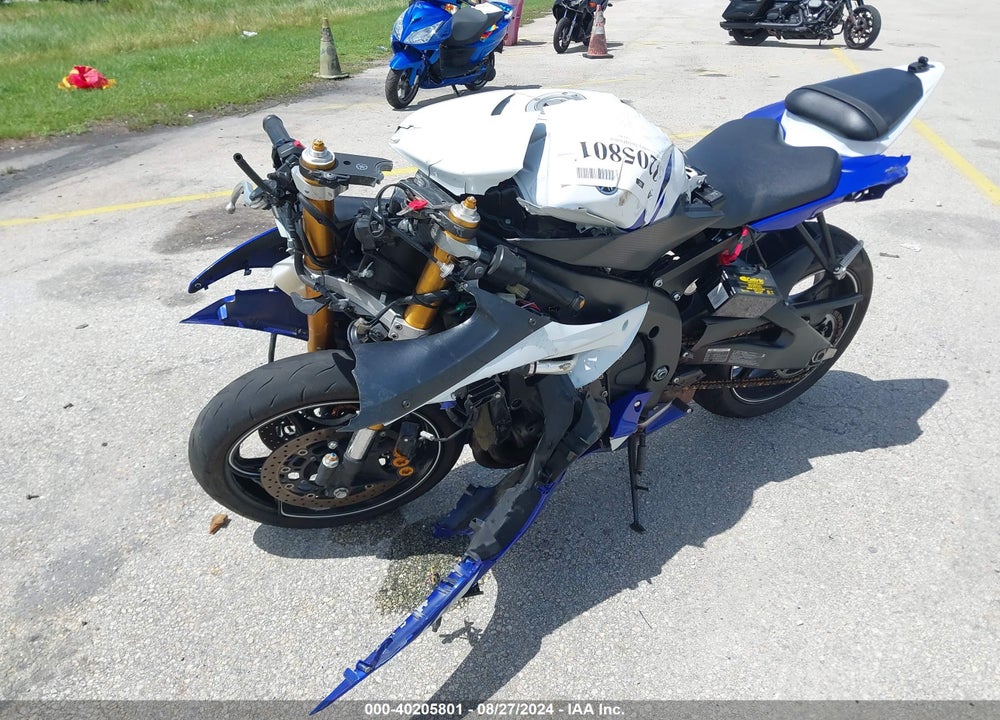 2014 YAMAHA YZFR6 VIN: JYARJ16EXEA032433