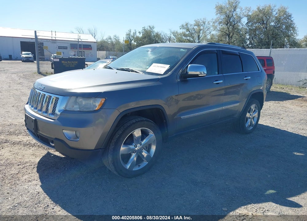 2012 JEEP GRAND CHEROKEE OVERLAND VIN: 1C4RJFCT6CC268468