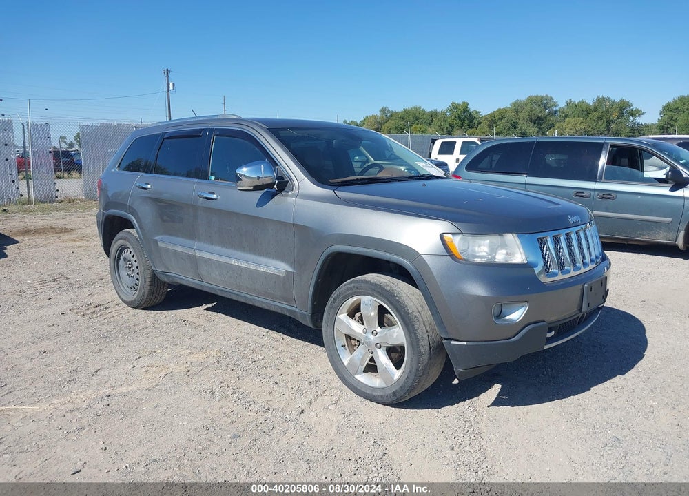 2012 JEEP GRAND CHEROKEE OVERLAND VIN: 1C4RJFCT6CC268468