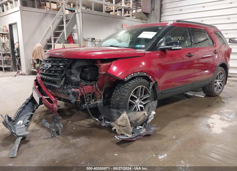 2017 FORD EXPLORER SPORT VIN: 1FM5K8GT7HGC45973