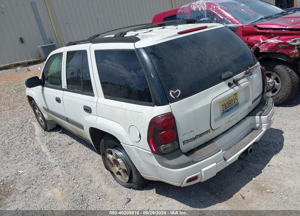 2004 CHEVROLET TRAILBLAZER LS VIN: 1GNDS13S742275087