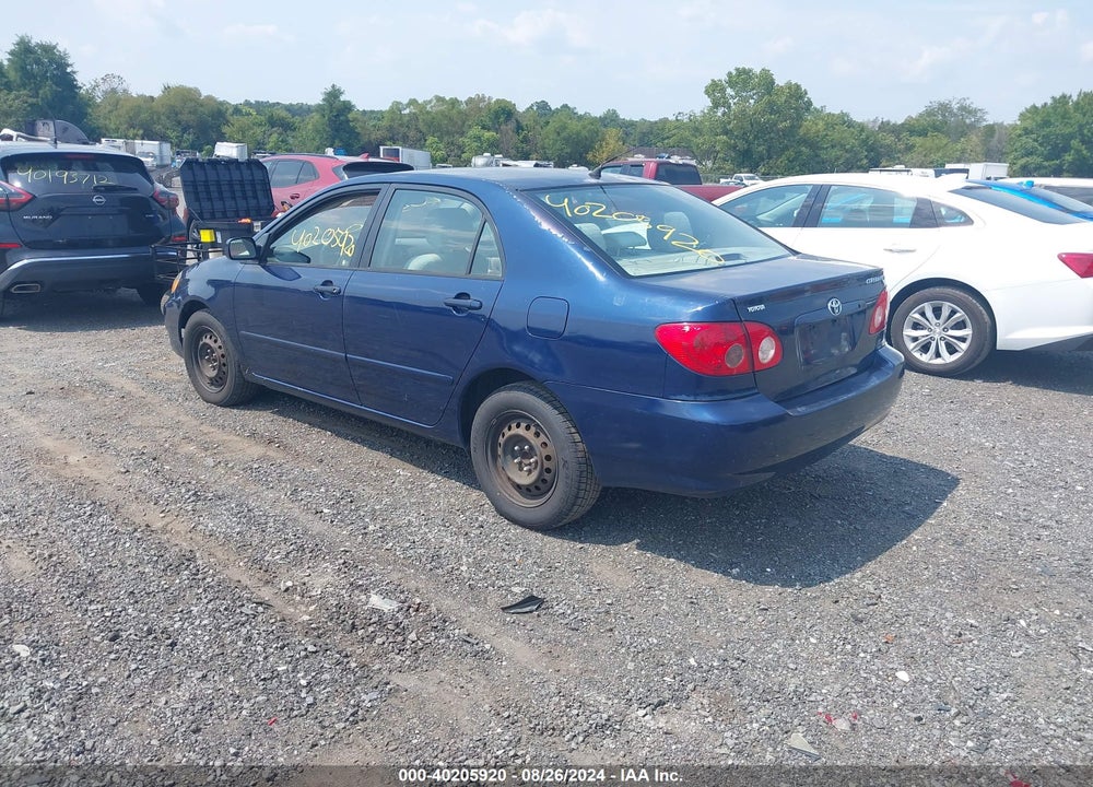 2008 TOYOTA COROLLA LE VIN: 2T1BR30E88C928703