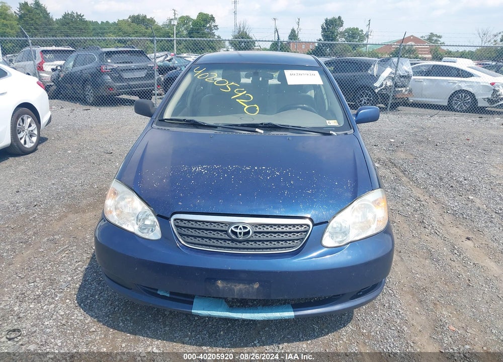 2008 TOYOTA COROLLA LE VIN: 2T1BR30E88C928703