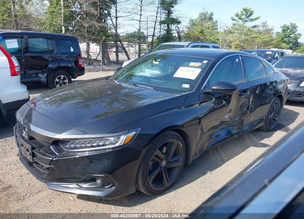 2021 HONDA ACCORD SPORT 2.0T VIN: 1HGCV2F30MA017670