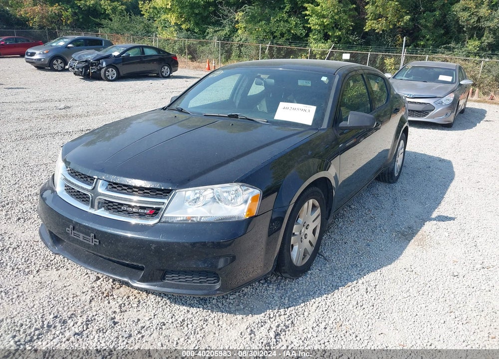 2014 DODGE AVENGER SE VIN: 1C3CDZAB1EN196566