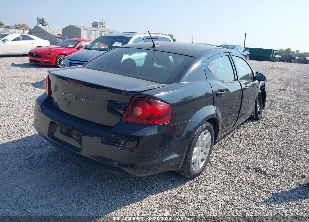 2014 DODGE AVENGER SE VIN: 1C3CDZAB1EN196566