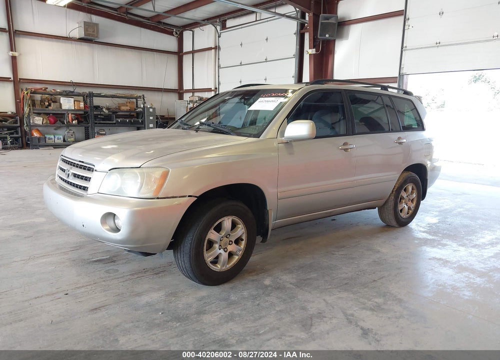 2002 TOYOTA HIGHLANDER V6 VIN: JTEHF21A420084326