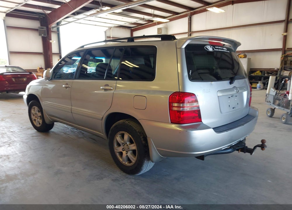 2002 TOYOTA HIGHLANDER V6 VIN: JTEHF21A420084326