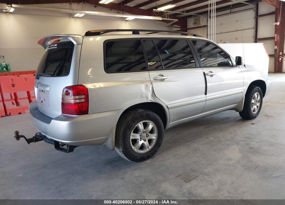 2002 TOYOTA HIGHLANDER V6 VIN: JTEHF21A420084326