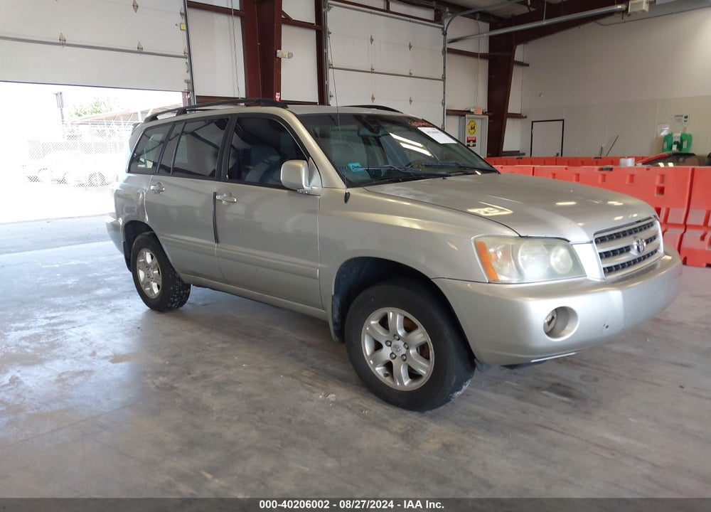2002 TOYOTA HIGHLANDER V6 VIN: JTEHF21A420084326