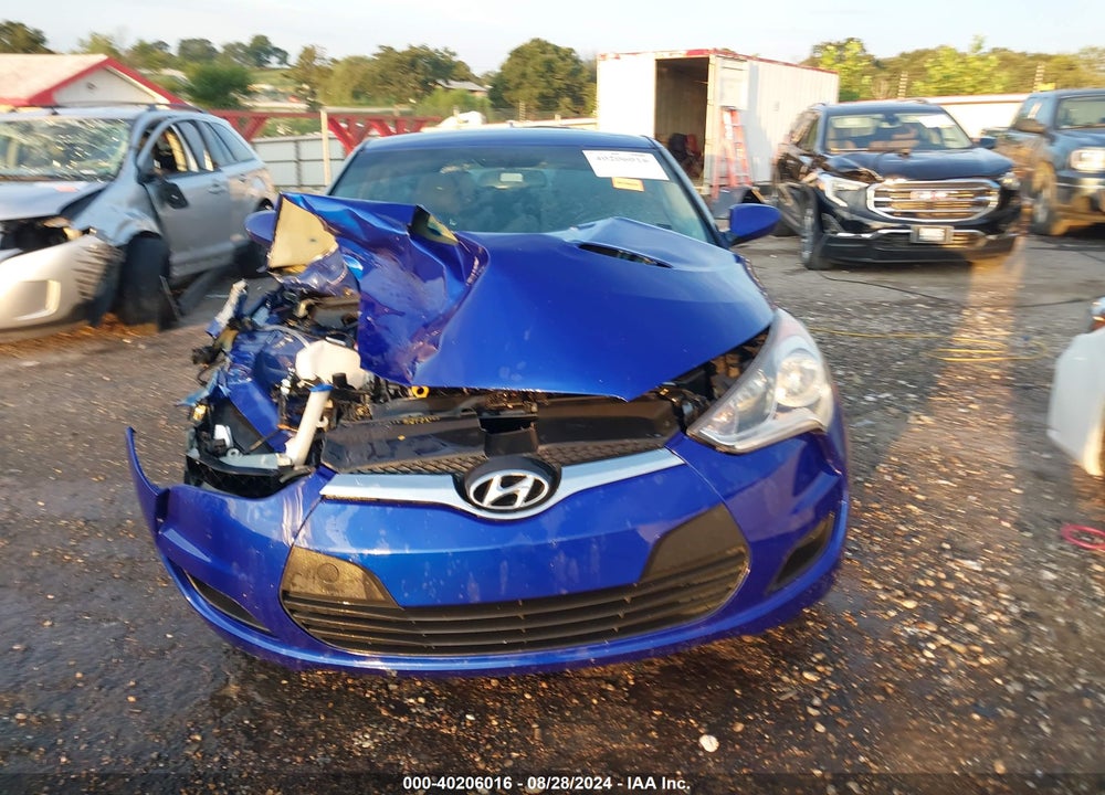 2012 HYUNDAI VELOSTER BASE W/BLACK VIN: KMHTC6AD6CU046420