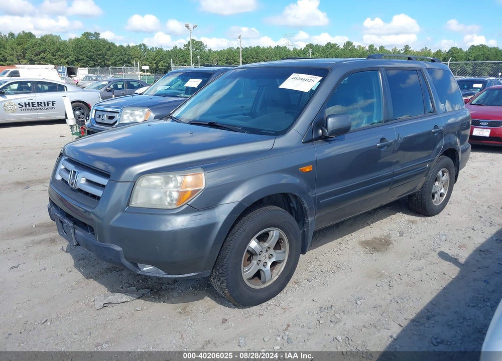 2007 HONDA PILOT EX-L VIN: 5FNYF28797B022928